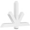 Ekena Millwork Kennewick Architectural Grade PVC Gable Bracket, 48"W x 30"H x 4"D x 4"F, 15/12 Pitch GBP048X30X0404KEN00 - alternate 1